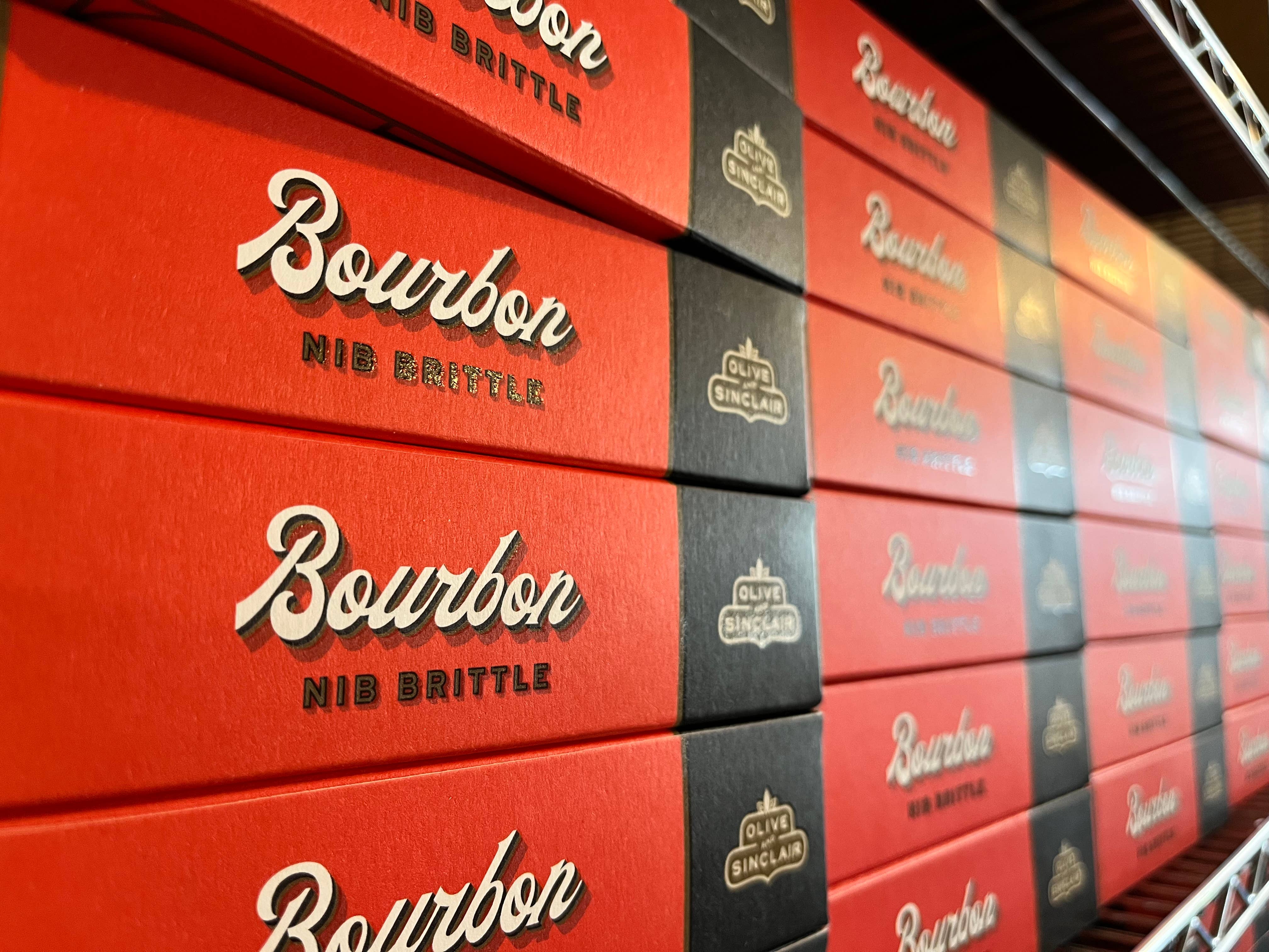 Olive & Sinclair Chocolate - Vente Nougatines - Crocant aux éclats de bourbon4