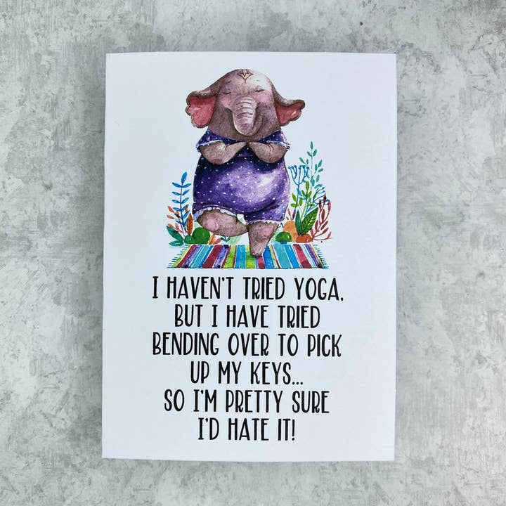 Haven't Tried Yoga for wholesale by by Emily Young