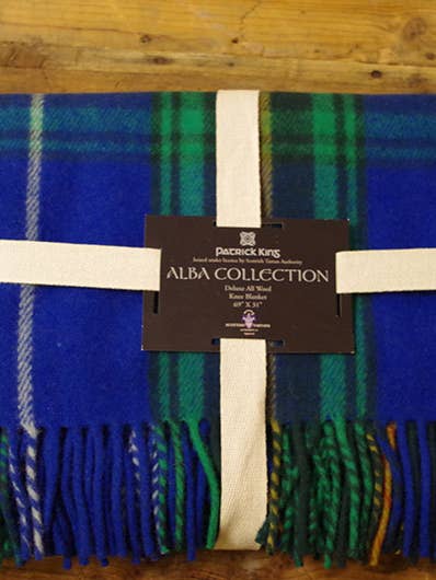 Nova Scotia Deluxe Knee Blanket for wholesale by Patrick King Woollen Company