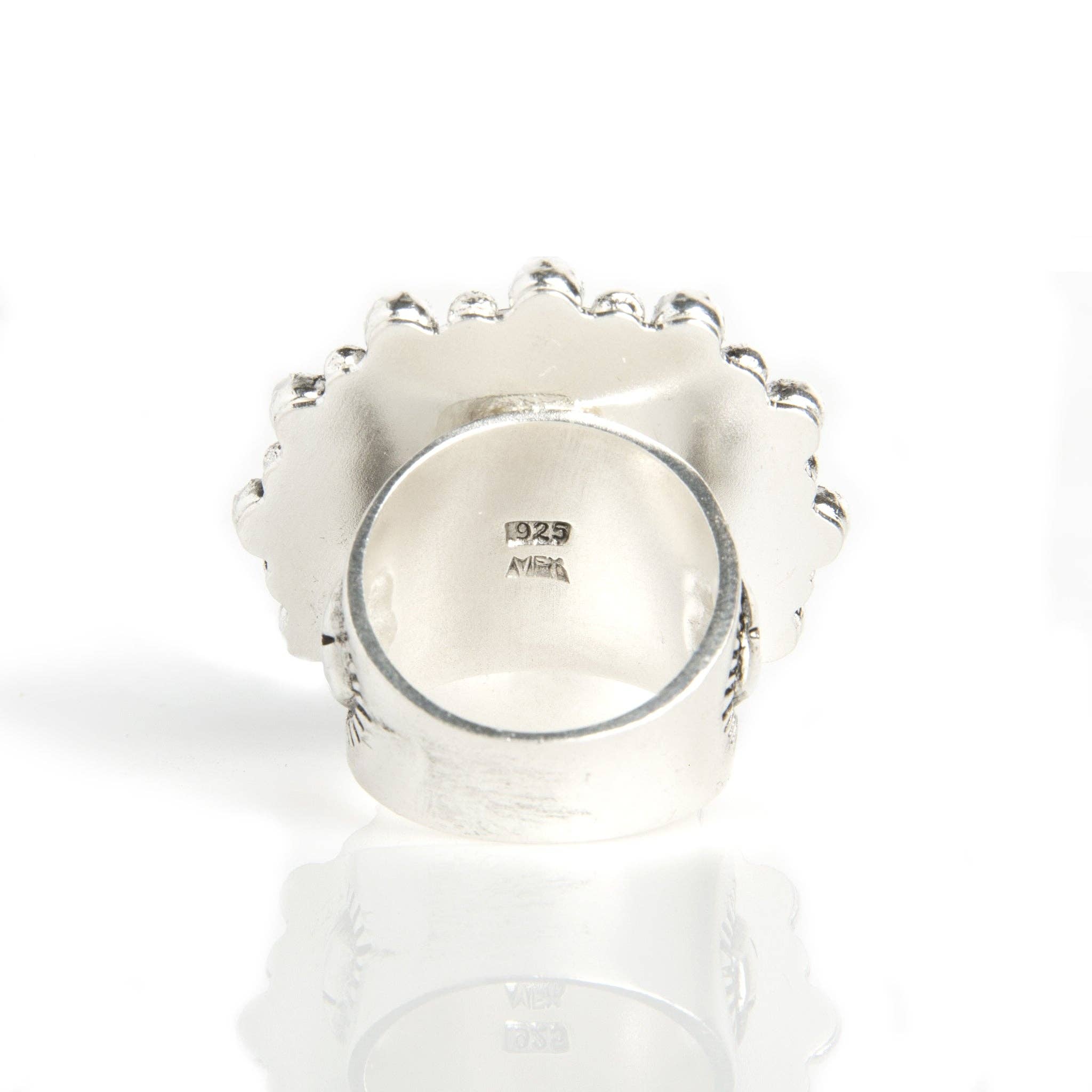 VSA Designs Inc. - Wholesale Cocktail/Statement Ring - Oval Cloister Sacred Heart Ring9