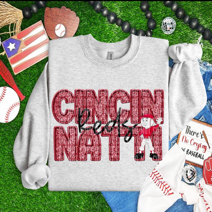 Cincinnati Reds for wholesale by Farm Life Crafting