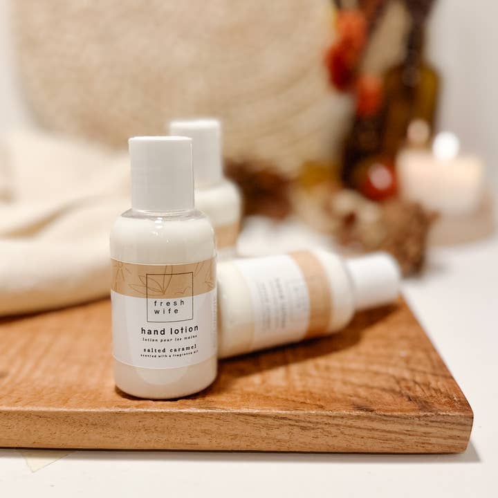 The Fresh Wife Soap Company - Wholesale Hand Cream/Lotion - Salted Caramel Hand Lotion - Mini