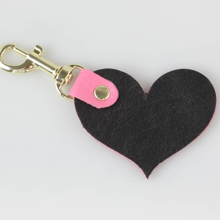 Zina Kao Exclusives - Wholesale Keychain – Women's - Two Tone Soft Leather Keychain: 2 shapes!31