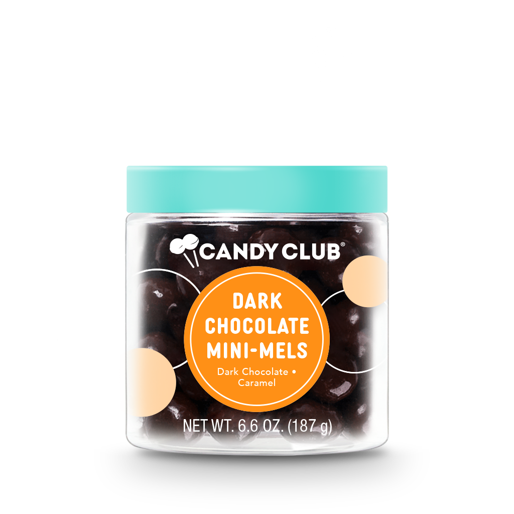 Candy Club - Wholesale Chocolate Covered Sweets - Dark Chocolate Mini-Mels 1