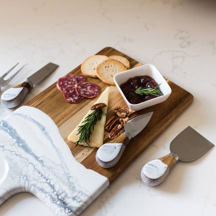 Lynn & Liana Designs - Wholesale Cheese Spreader - Resin Coated Cheese Knife Set - Set of 4 - NO TARIFFS!12