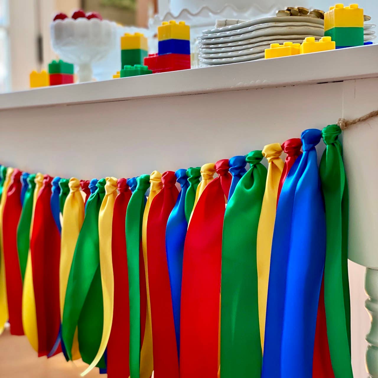 The Party Teacher - Wholesale Bunting/Garland - Primary Colors Ribbon Bunting8