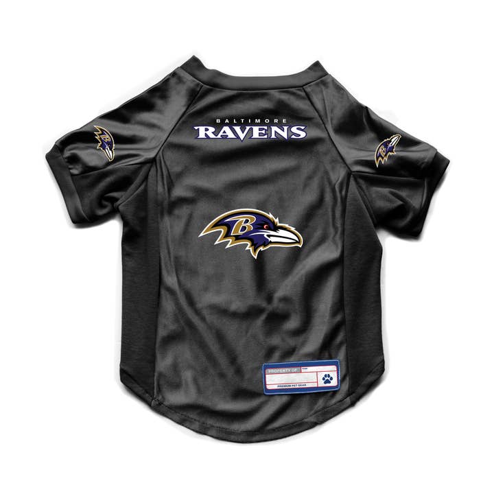 NFL Baltimore Ravens Pet Stretch Jersey for wholesale by Little Earth Productions