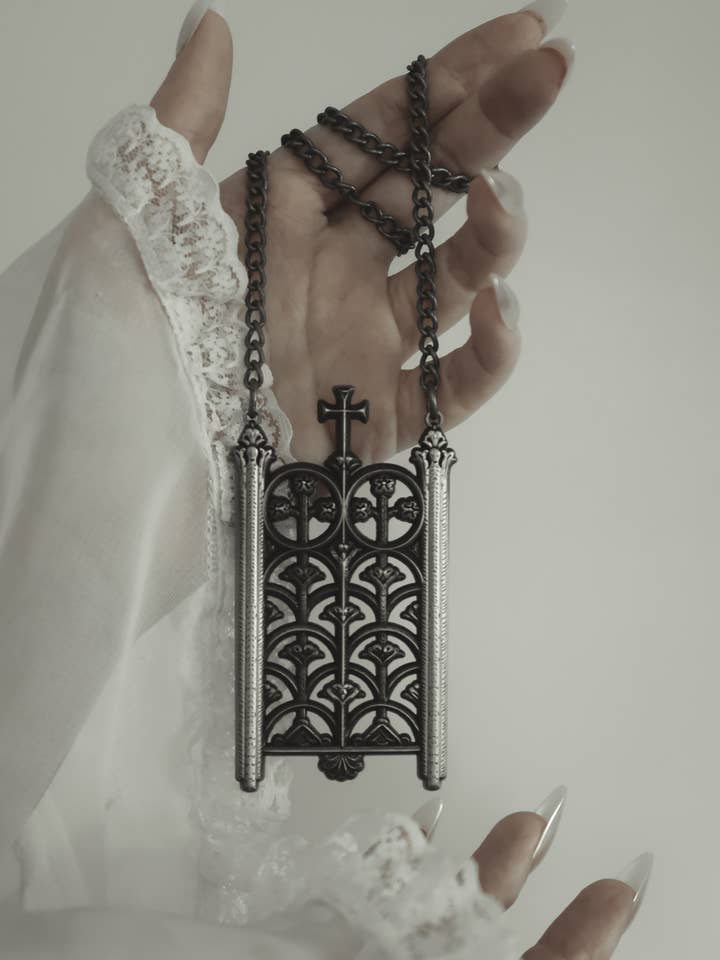 Rotunda Relic Necklace  for wholesale by The Pretty Cult