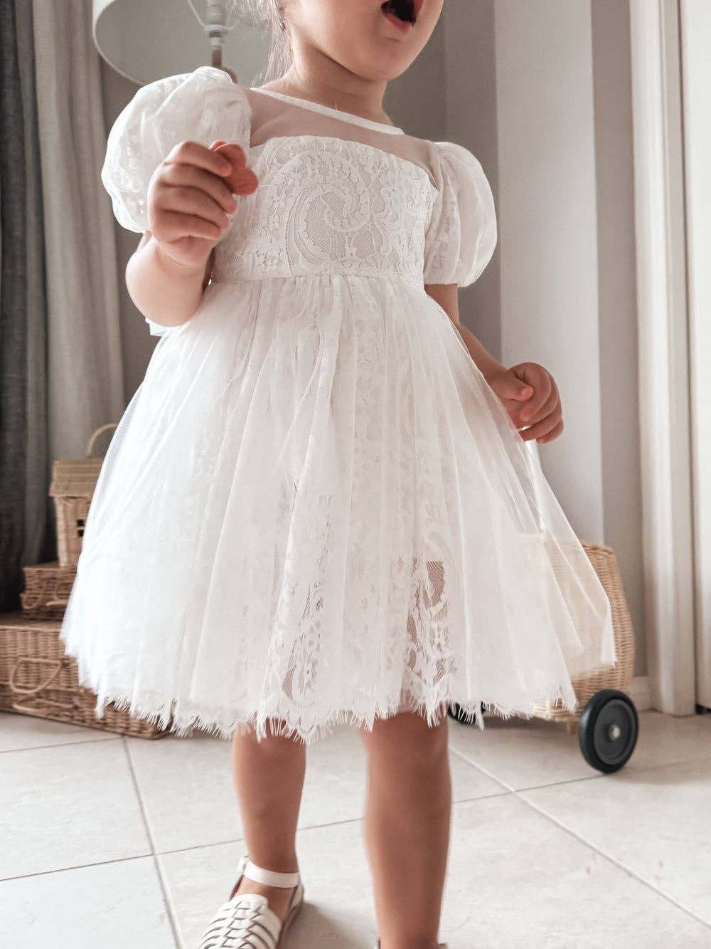 A Little Lacey – wholesale Dress – Kids – Genevieve Girls White Lace Dress11