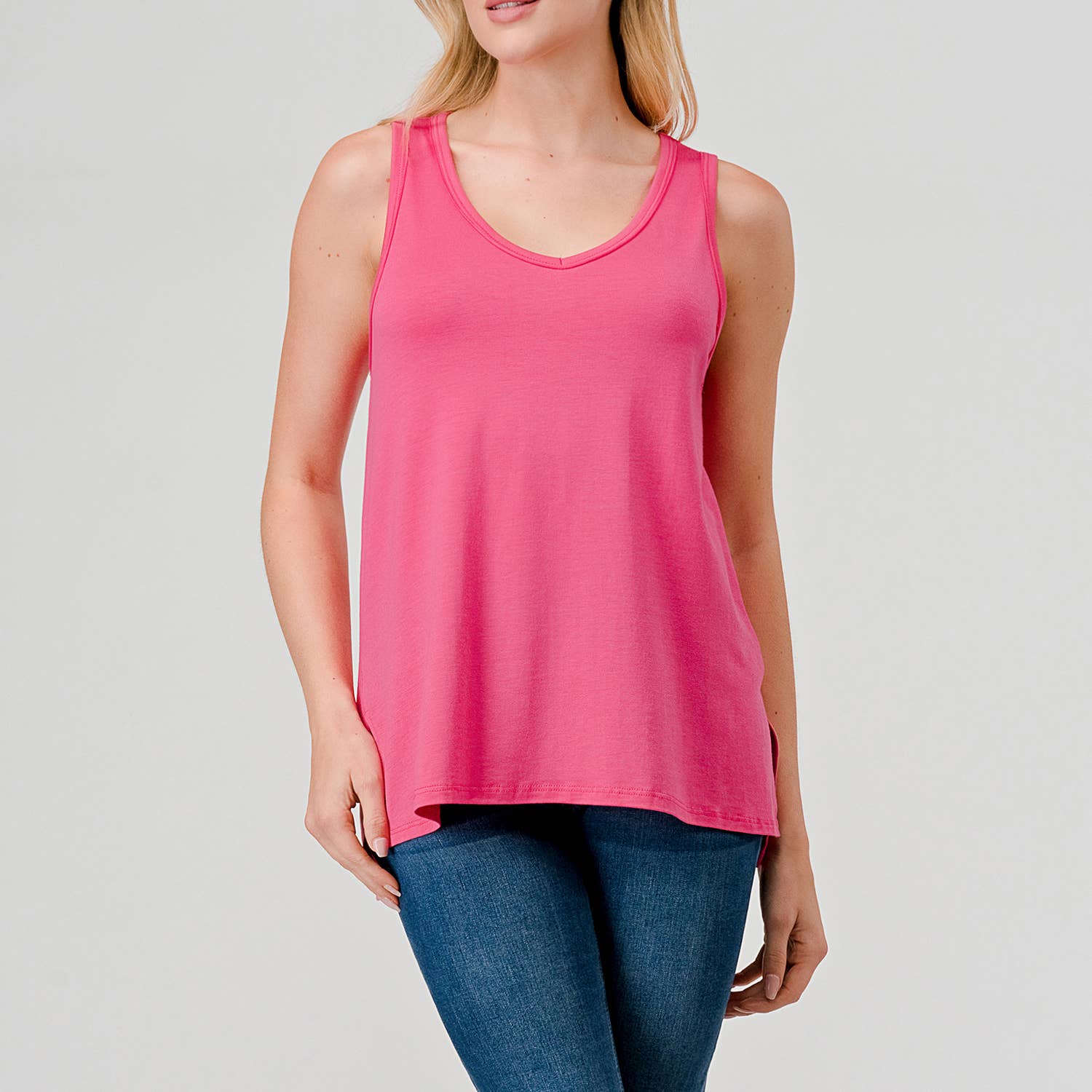 Heimious - Vente Débardeur – femme - Débardeur en jersey modal avec fentes latérales, T4687