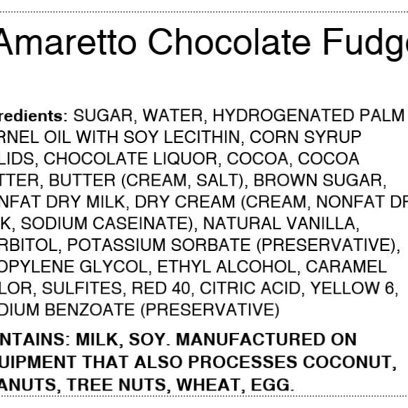 Nick's Wicked Tasty Fudge LLC - Wholesale Fudge - Amaretto Chocolate Fudge (6 lb Slab)2