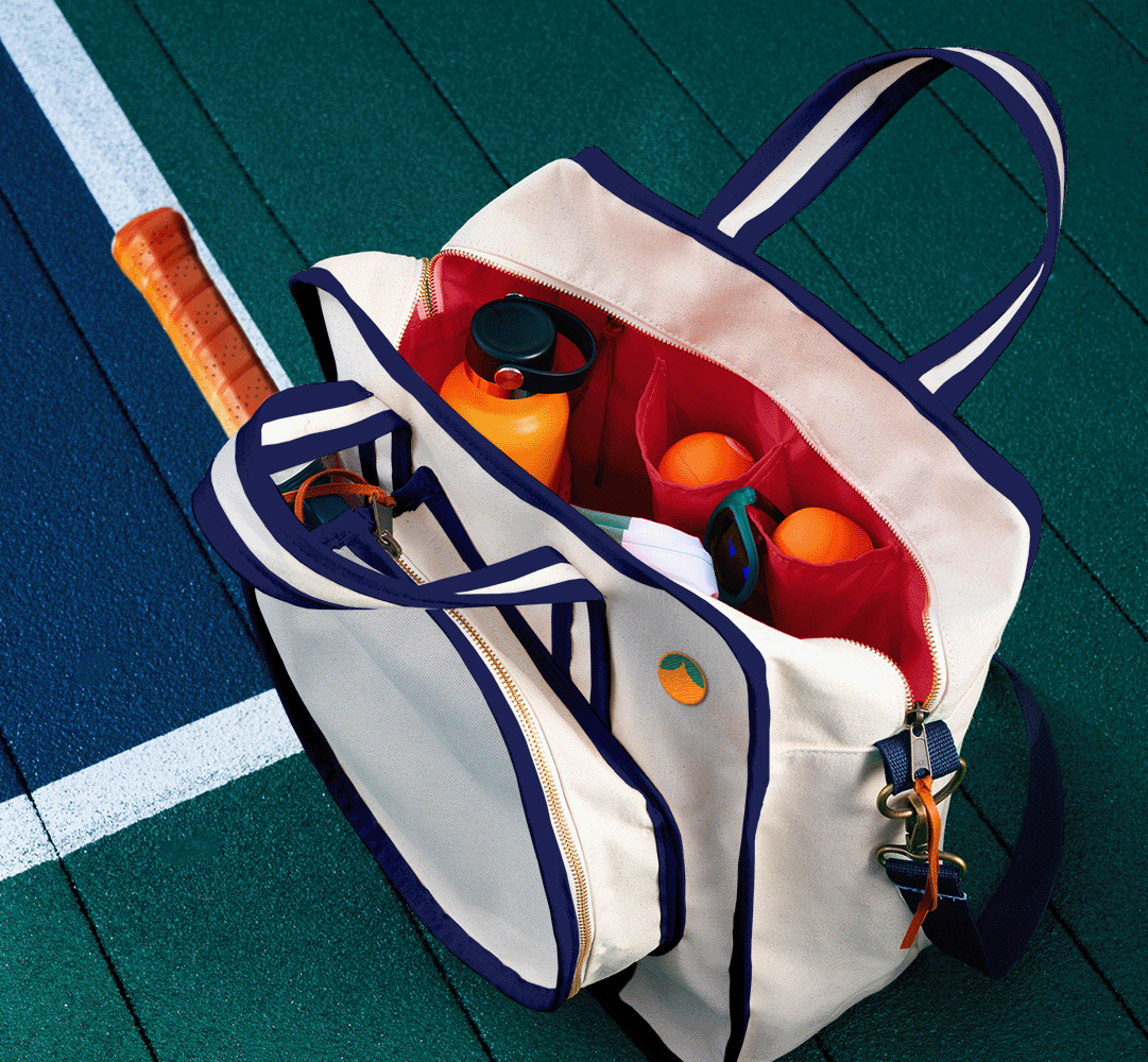 Tangerine - Wholesale Sports Bag - Unisex - Navy Classic Pickleball Bag3