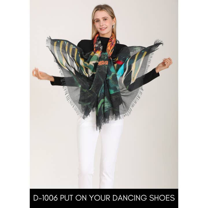 Love's Pure Light Scarves - Wholesale Scarf - Women's - D-1006 PUT ON YOUR DANCING SHOES AND TAP THOSE TOES!3