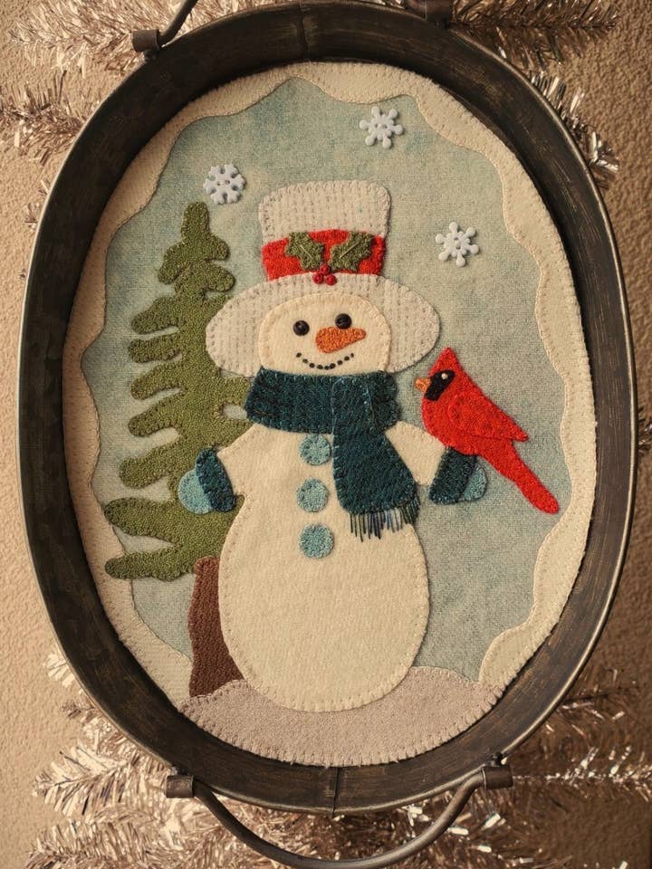 Vintage Winter Wol Applicatiepatroon voor wholesale door Sew Cherished