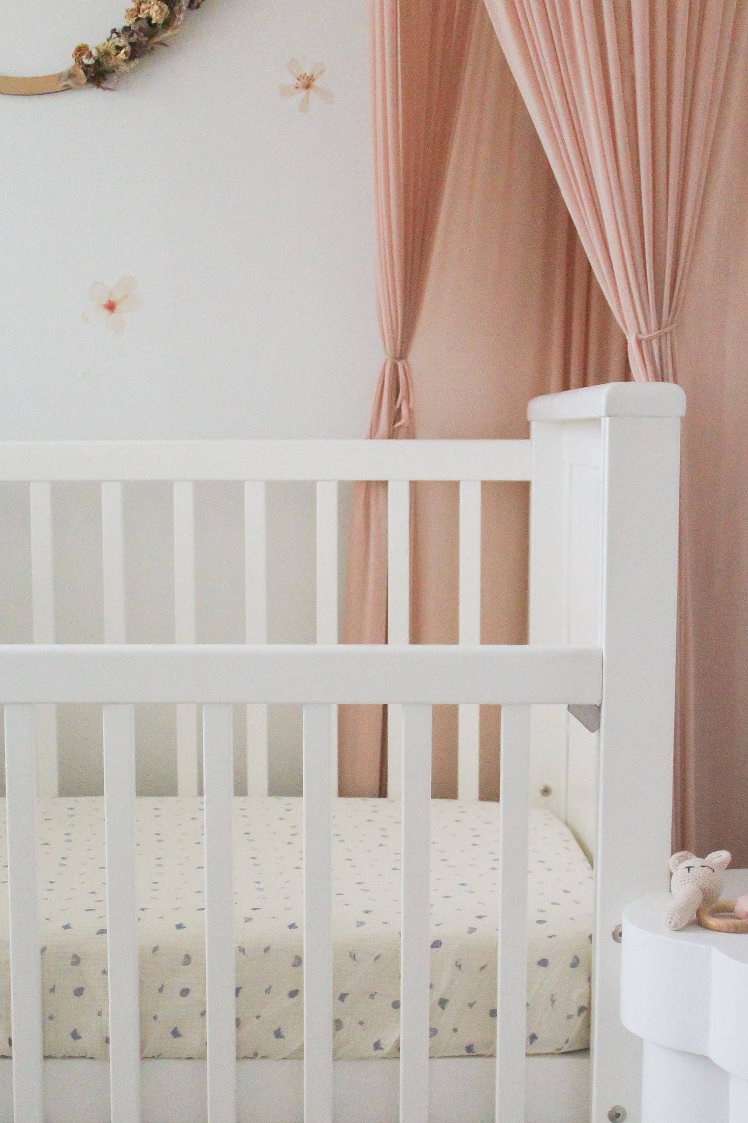 Over the Dandelions - Wholesale Cot/crib sheets - Fitted Cot Sheet Enchanted Garden1