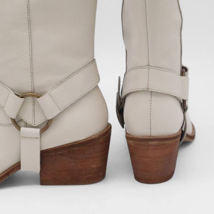 Marfil Botas vaqueras occidentales convertibles Penelope marfil para mujer de venta al por mayor en Faire16