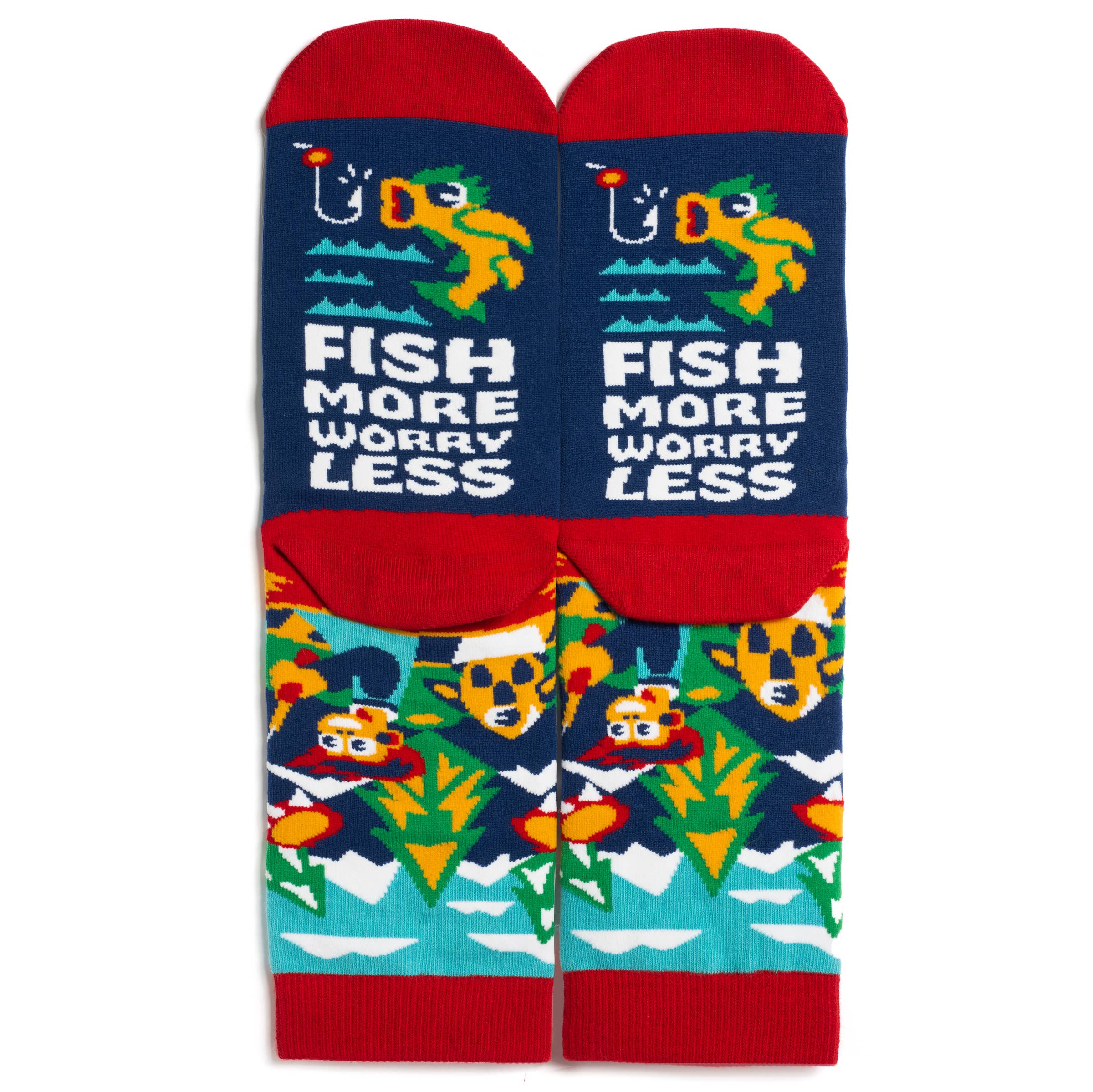 Lavley – wholesale Socks – Unisex – Fish More, Worry Less Socks2