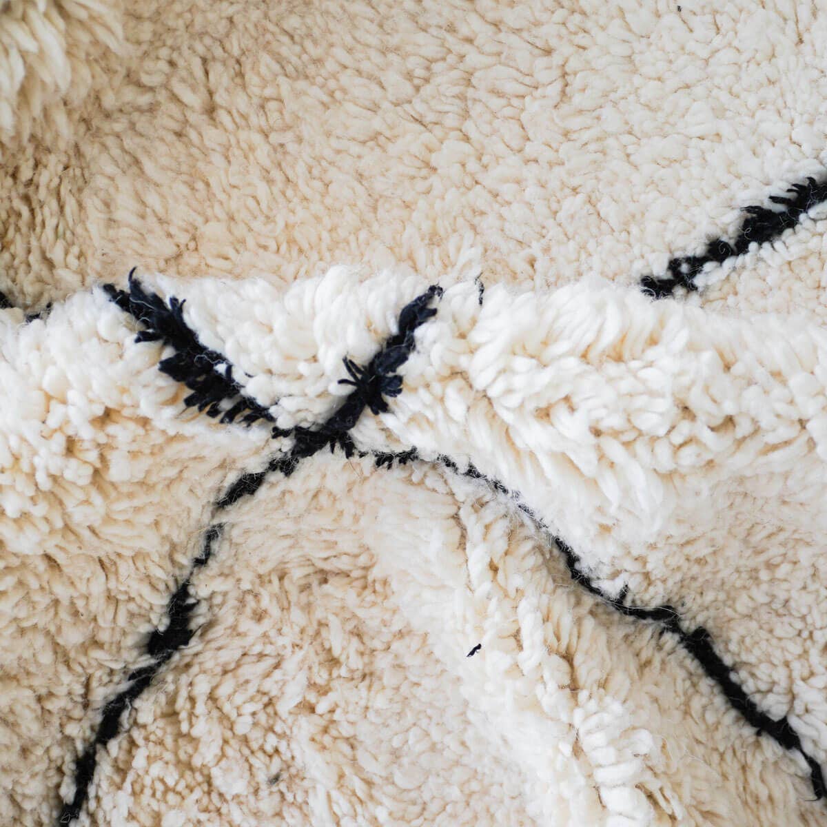 Moroccan Woven Treasures – wholesale Area rug – Black & White Moroccan Rug, Berber Shag Rug, Large Area Rug5