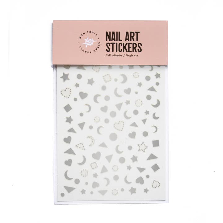 Glam & Grace - Wholesale Nail art/decal - Nail Art Stickers - Metallic Silver0