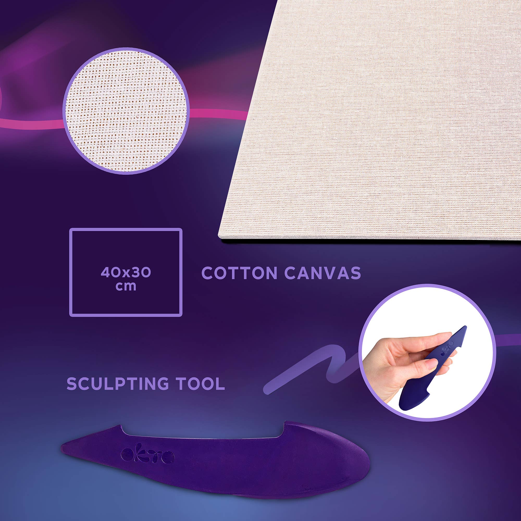 Fainotoys - Wholesale DIY Craft Kit - Kids - OKTO Sensory Art 3D Painting “Koi Carps”3