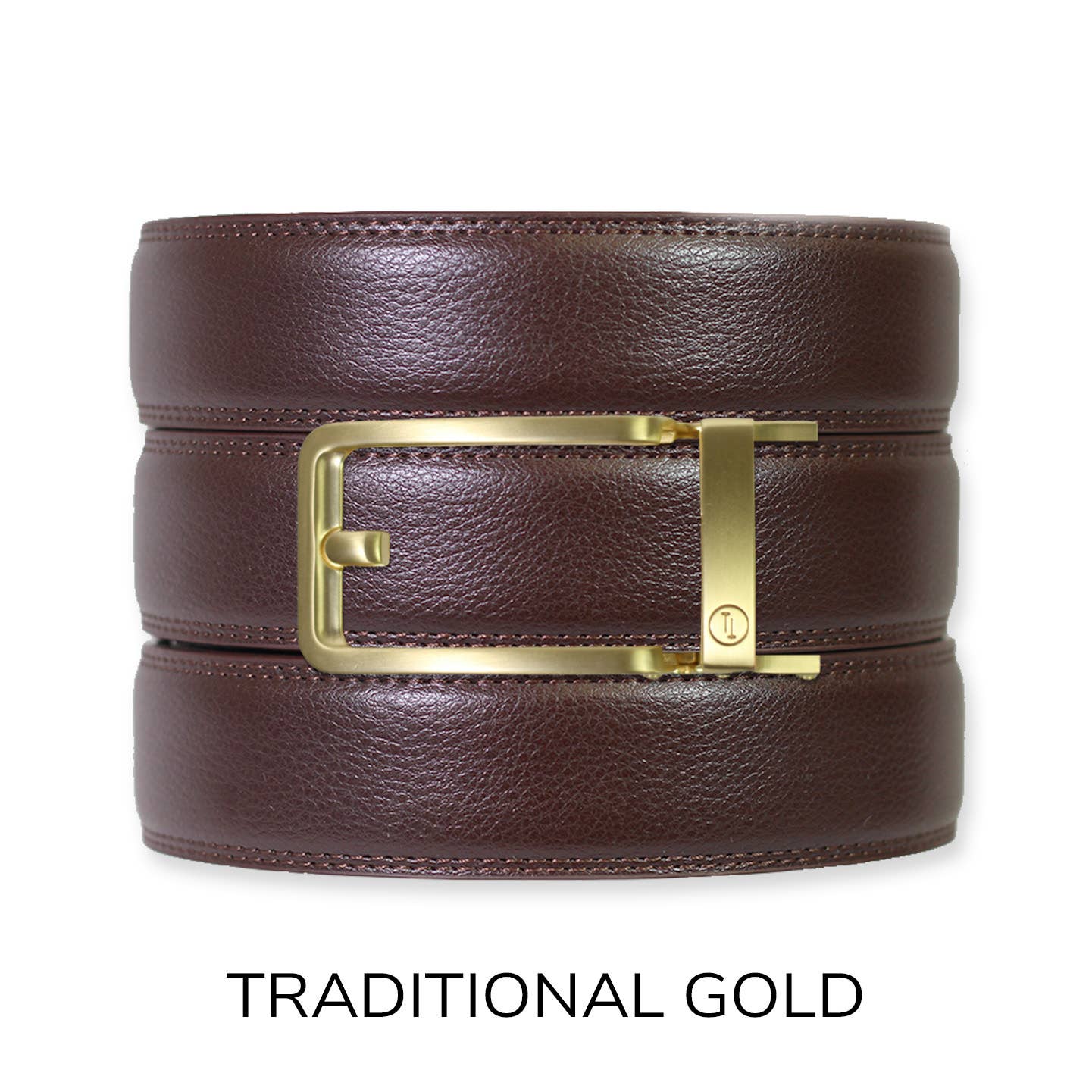 Tough Apparel - Vendita all'ingrosso Cintura - Uomo - Set cintura e fibbia Rachet in pelle Espresso24