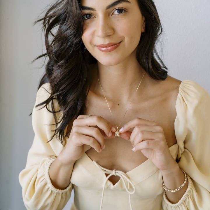 Honeycat Jewelry - Wholesale Locket Necklace - Polly Star Locket Necklace9