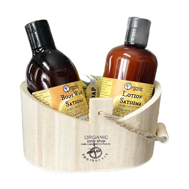Satsuma gift. citrus balance bath+body for wholesale by Organic Body Shop