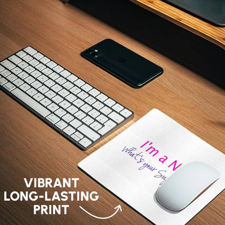 3dRose - Wholesale Mousepad/Trackpad - 3dRose, Im a Nona - Whats your Superpower - hot pink - funny gift for grandma, Mouse Pad5