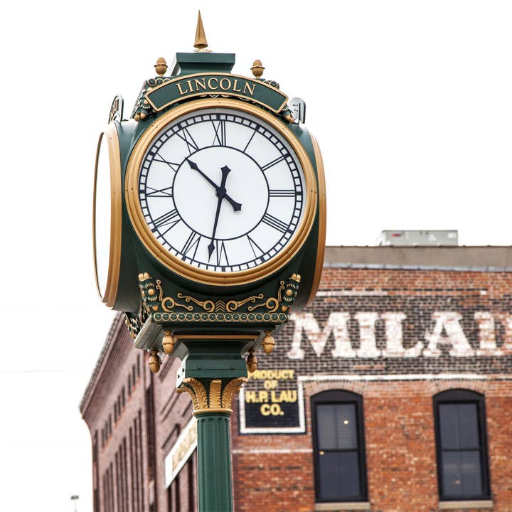 Lincoln Clock onderzetter voor wholesale door South Austin Gallery