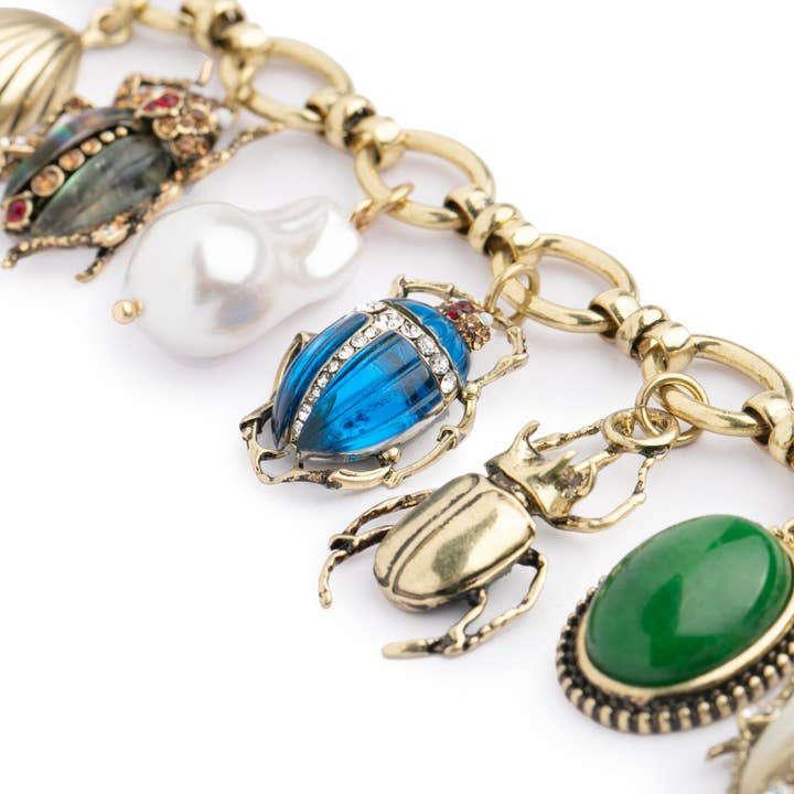 Bill Skinner - Wholesale Charm/dangle bracelet - Statement Beetle Charm Bracelet2