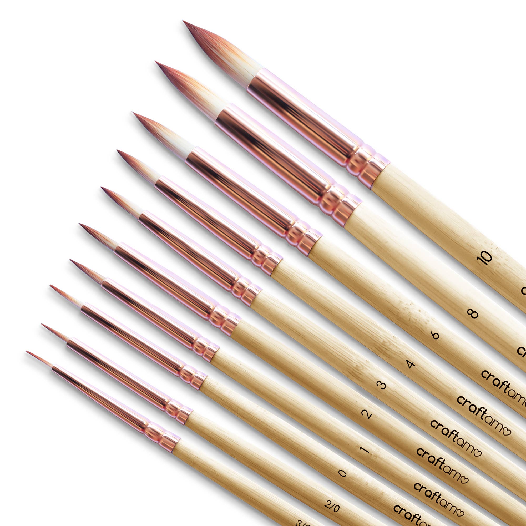 Craftamo – wholesale Paint/wax brush – Eco-Bamboo Paint Brushes4