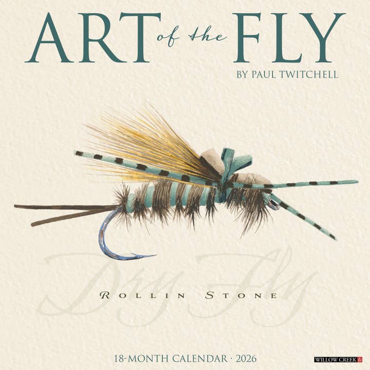 Art of the Fly (Paul Twitchell) 2026 Wall Calendar for wholesale by Willow Creek Press & Gifts