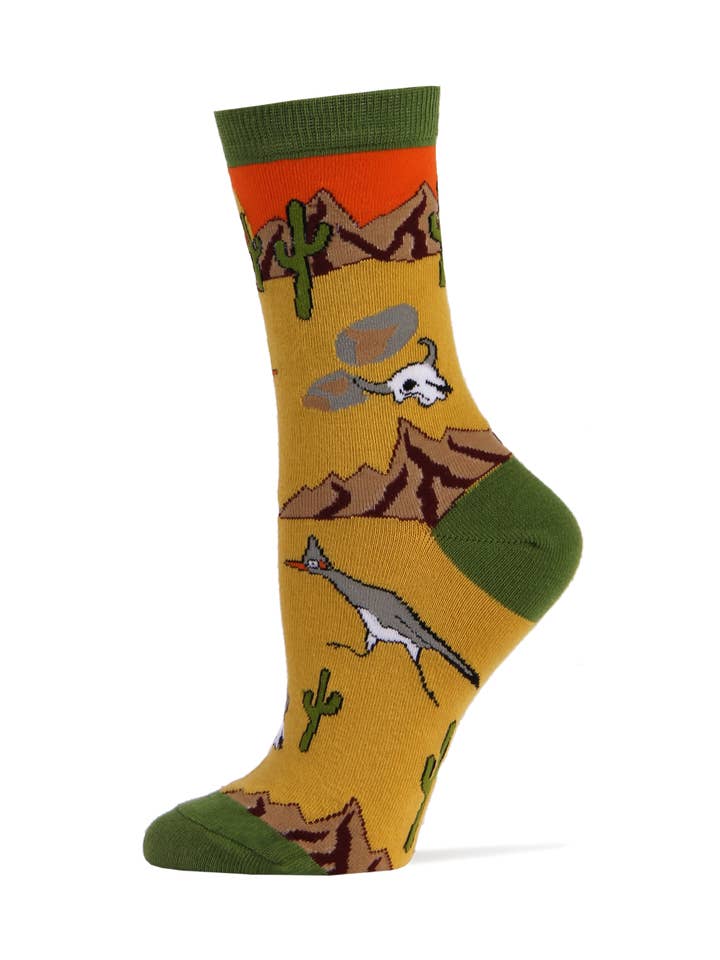 Oooh Yeah/Sock It Up/Oooh Geez Slippers - Wholesale Socks - Women's - Roadrunner | Women's Western Funny Crew Socks0