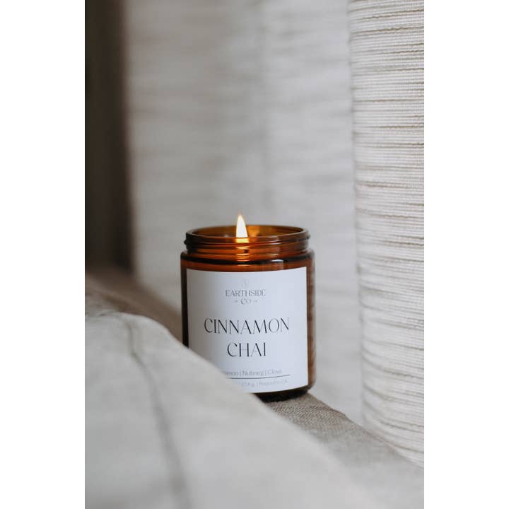 the earthside co - Wholesale Votive Candle - Cinnamon Chai