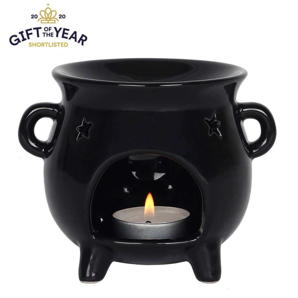 Something Different Wholesale - Wholesale Wax Warmer - Gothic Black Cauldron Halloween Oil Burner and Wax Warmer1
