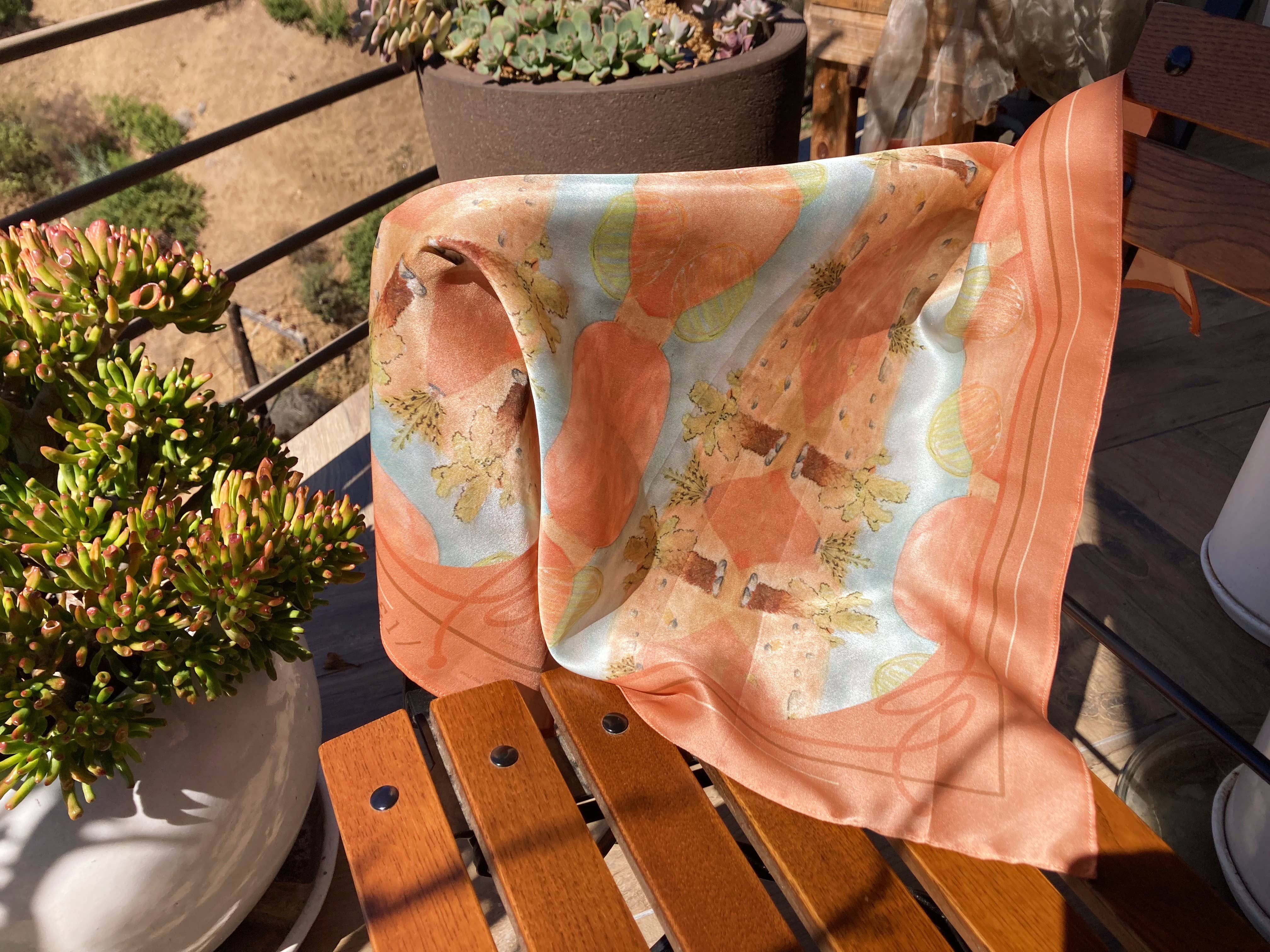 Adele by Adele Jackson - Wholesale Scarf - Women's - Cholla Cactus Scarf1