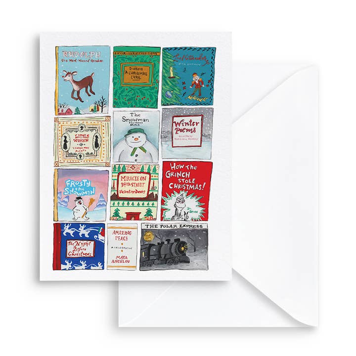 Christmas Classics Folded Greeting Card for wholesale by Lexi Mayde