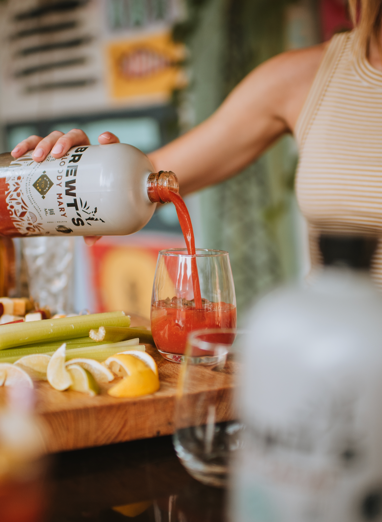 Brewt's - Vente Mélange/sirop pour cocktails - Bloody Mary | Tout naturel - Mélangeur à cocktail 32 oz6