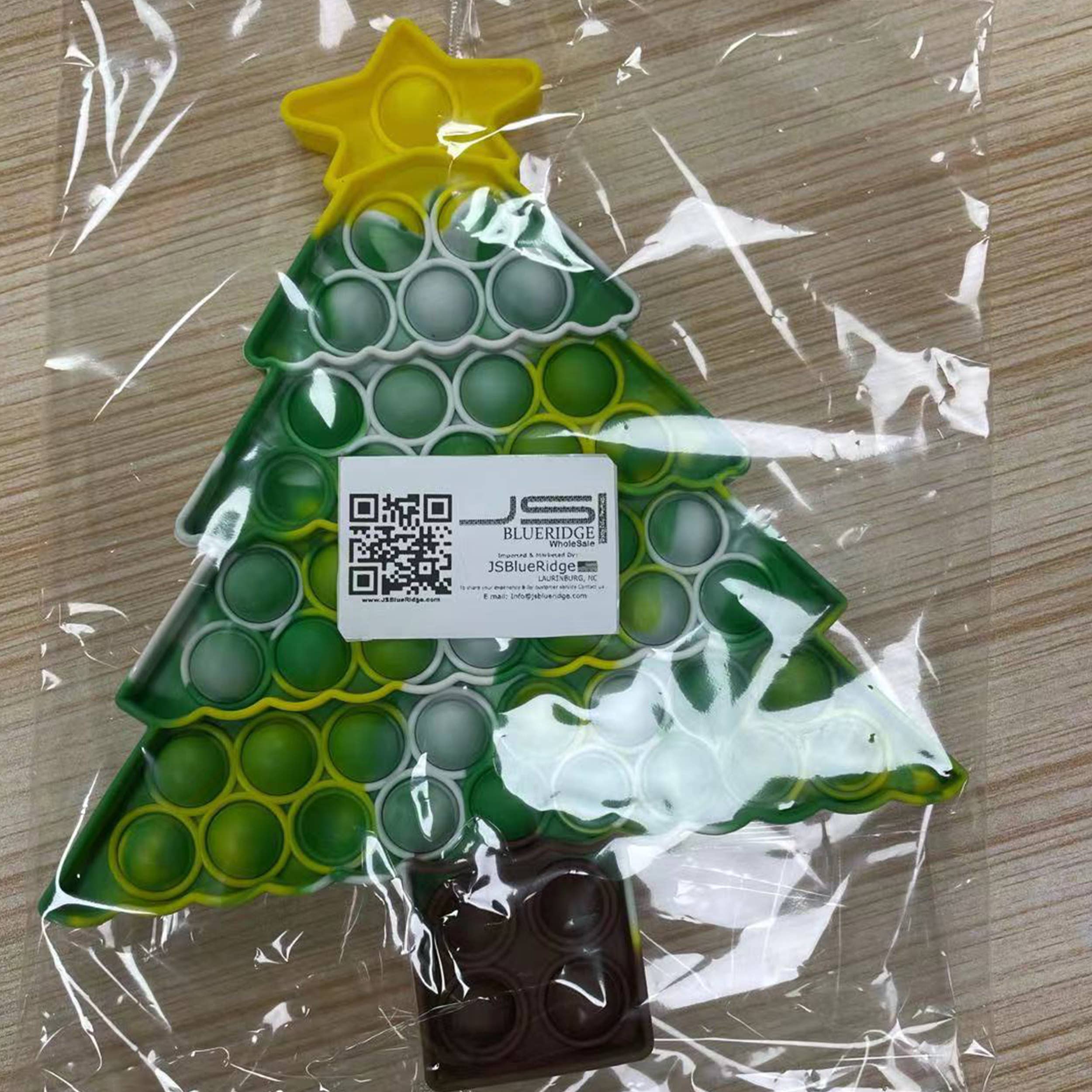 JSBlueRidge Toys - Wholesale Fidget Toy - Kids - Holiday Winter Tree Pop It Fidget Kids Toys29