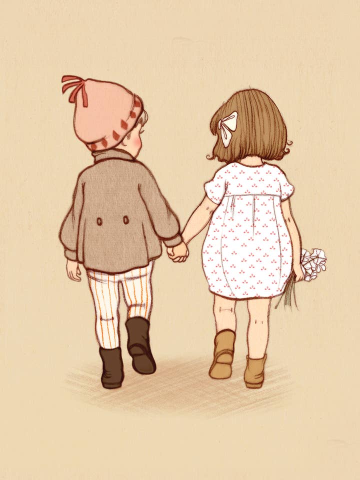 Together Postcard for wholesale by Belle & Boo Ltd