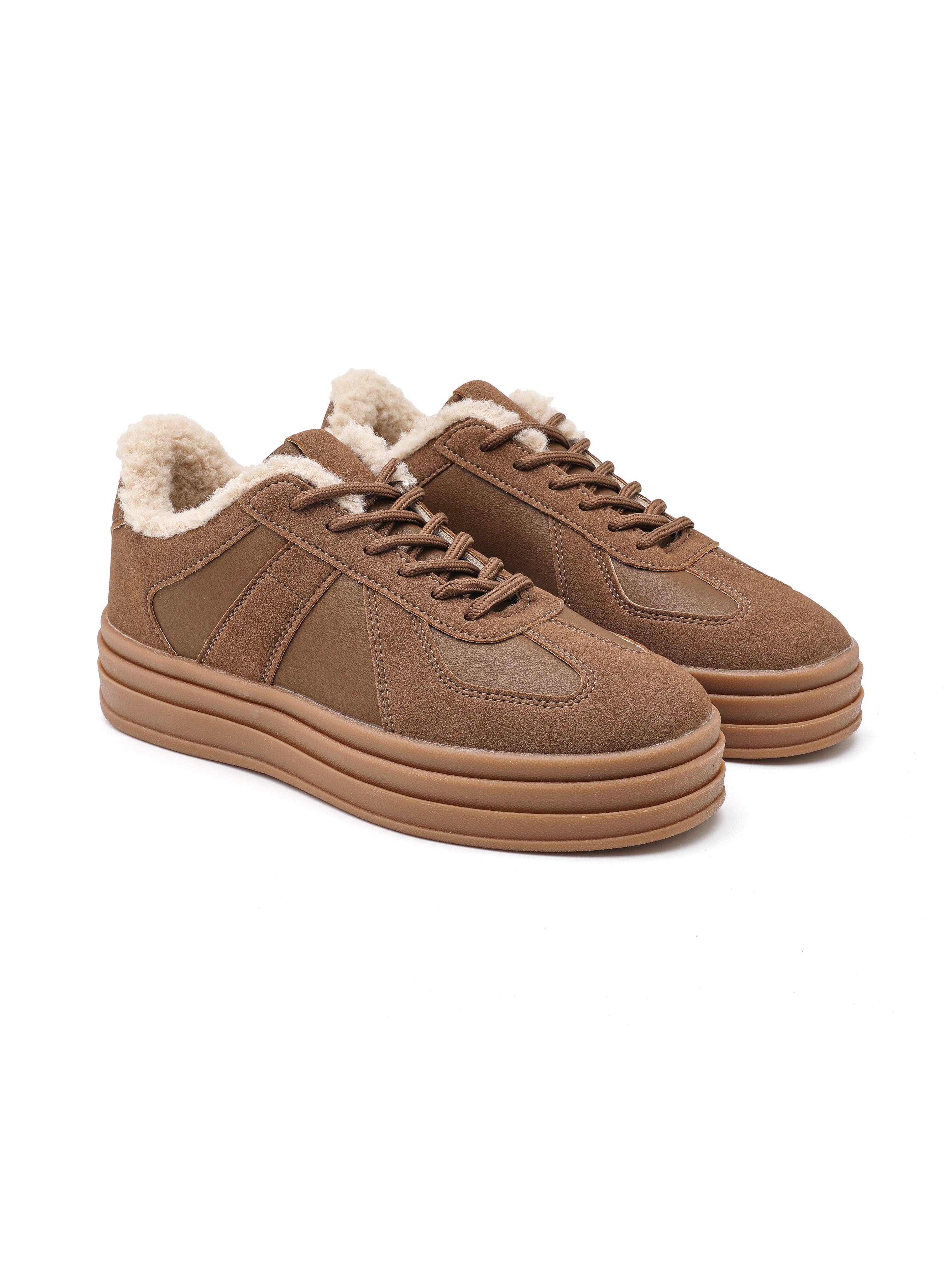 ISABAC - Vente Baskets tendance – femme - Baskets - 1906 Camel1