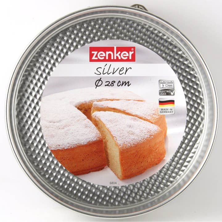 Zenker - Wholesale Baking dish - Zenker Silver Tin Plated Steel Springform Pan 28 x 6.5 cm5