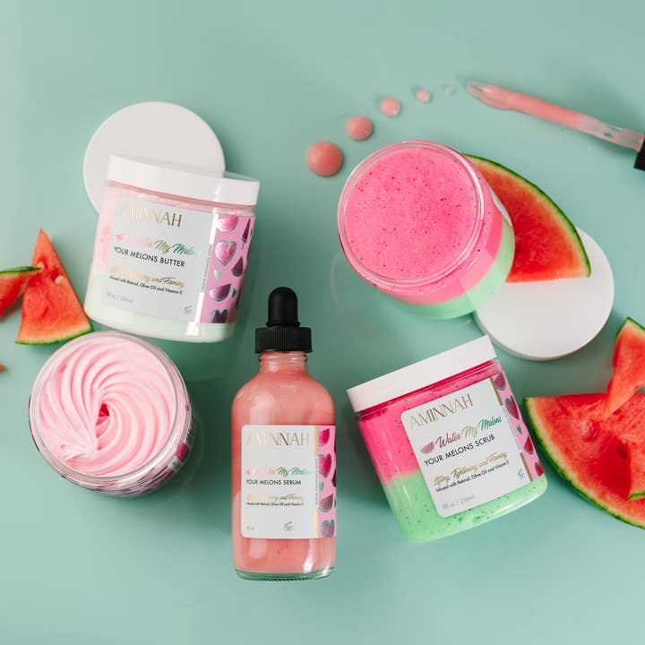 AMINNAH - Wholesale Body Scrub/Exfoliant - 'Water My Melons' Boob Scrub5