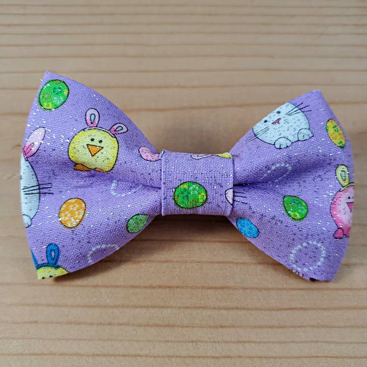 Glitter Chicks and Bunnies Bow Tie for wholesale by Cheeky Chic Bows