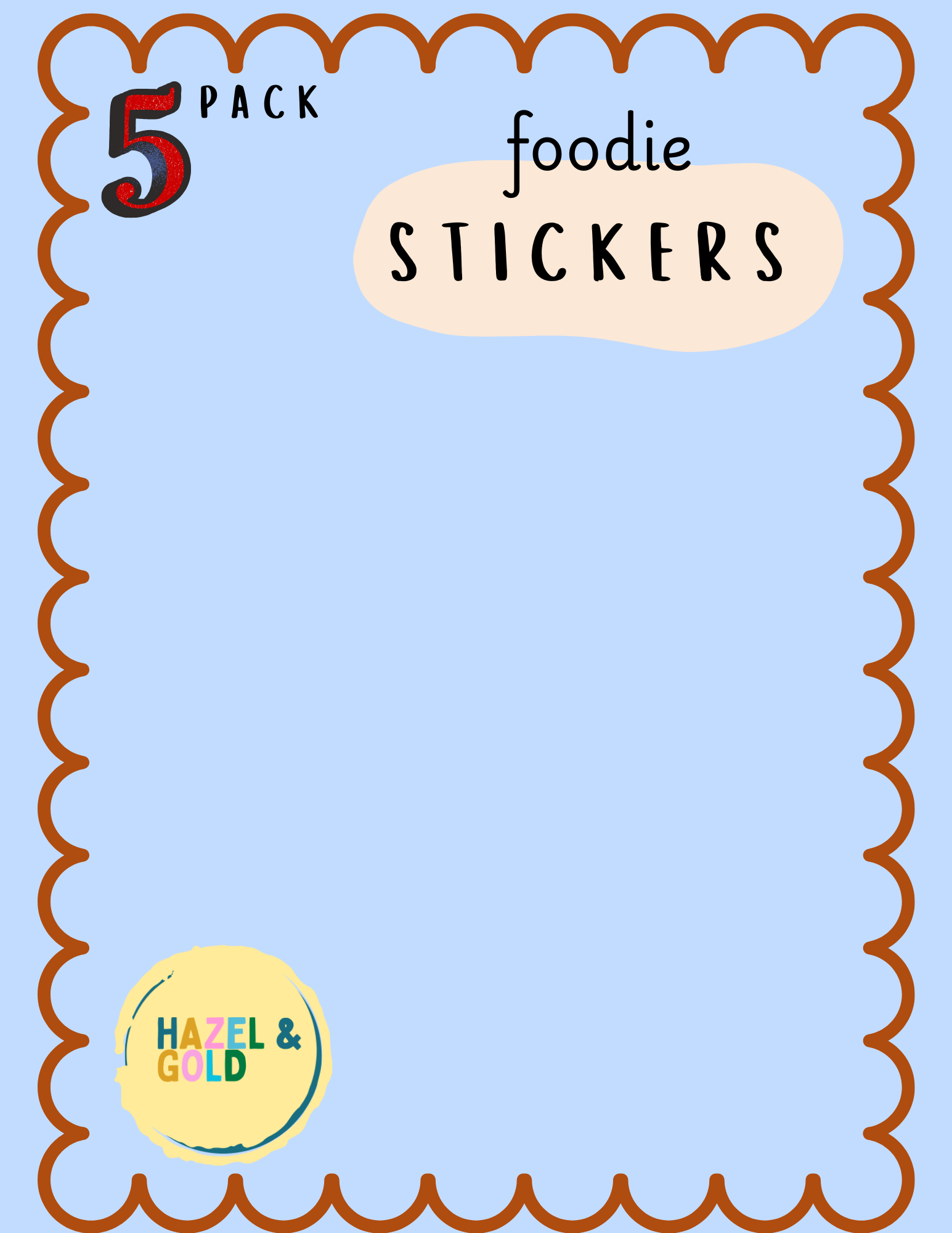 Wild & Wright - Wholesale Sticker - Foodie Sticker Set7