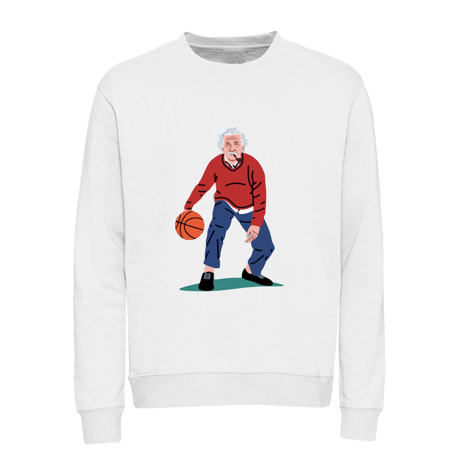 #MAISENZA - Wholesale Graphic Sweatshirt - Men's - Men's Crewneck - Einstein Bucket0