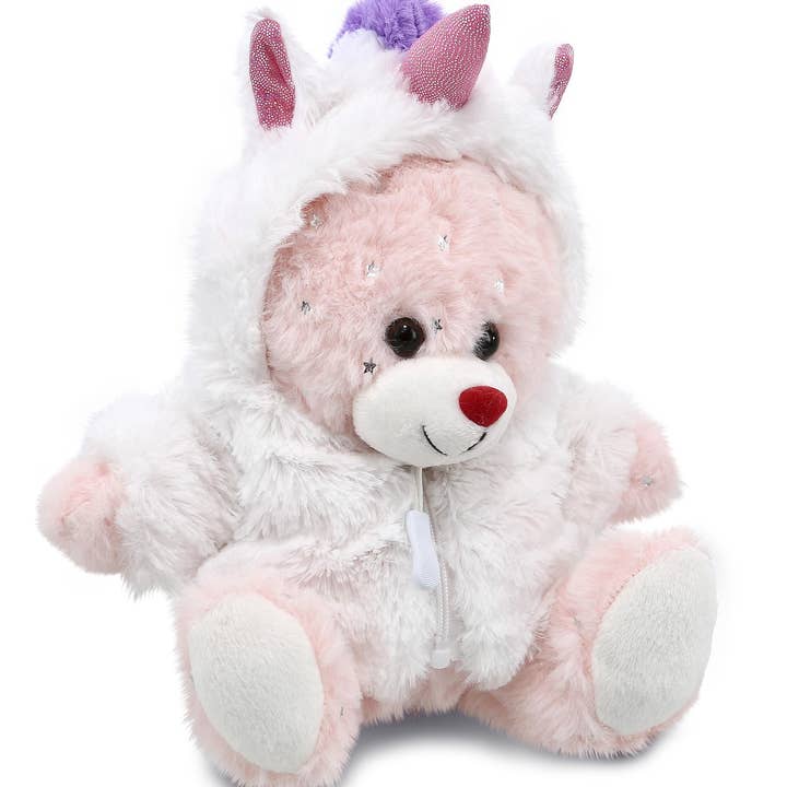Cota Global - Wholesale Stuffed/Plush Toy - Kids & Baby - Plush Unicorn - Sparkling Plush - Rose Gold Bunny0