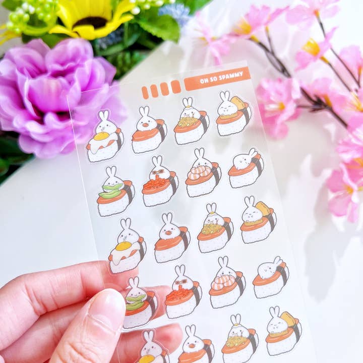 SumLilThings - Wholesale Sticker - Seal Sticker - Oh So Spammy - Transparent