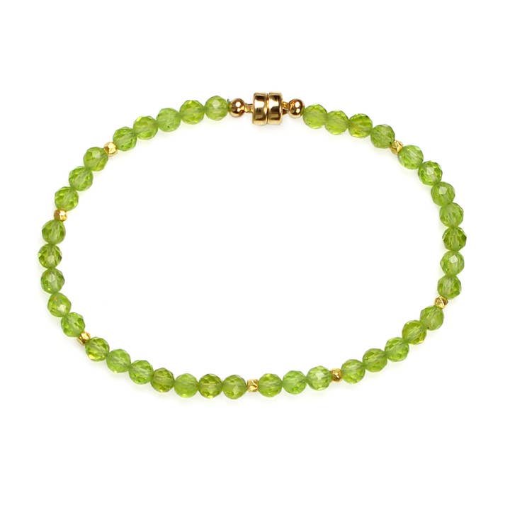 BRACELET PÉRIDOT B-4044 pour la vente par Alicia Van Fleteren Jewelry Design