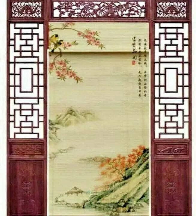everythingbamboo - Wholesale Curtain - Bamboo Curtain & Screen Blind Rolling Curtain Panel Privacy Custom Size Picture Made to Order21